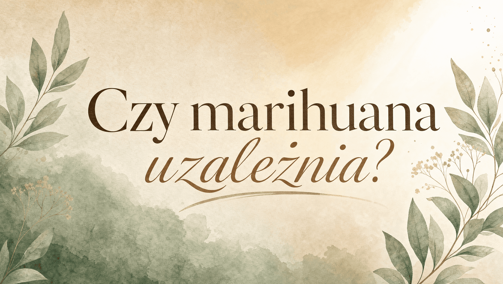 Uzależnienie od marihuany — czy to możliwe?